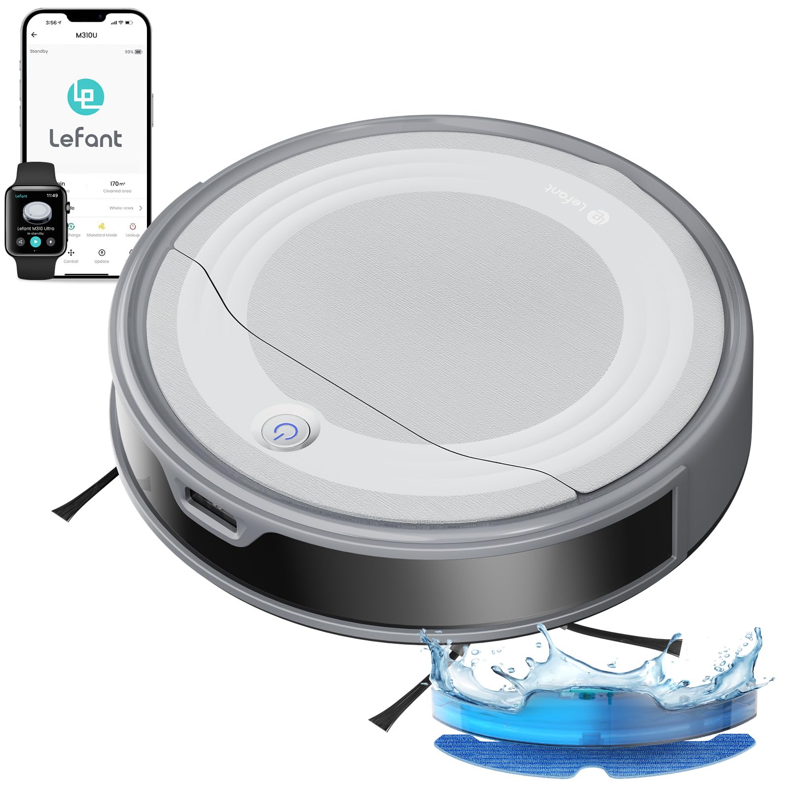 楽天市場】Lefant M1 ロボット掃除機【水拭き両用・LDSレーザー