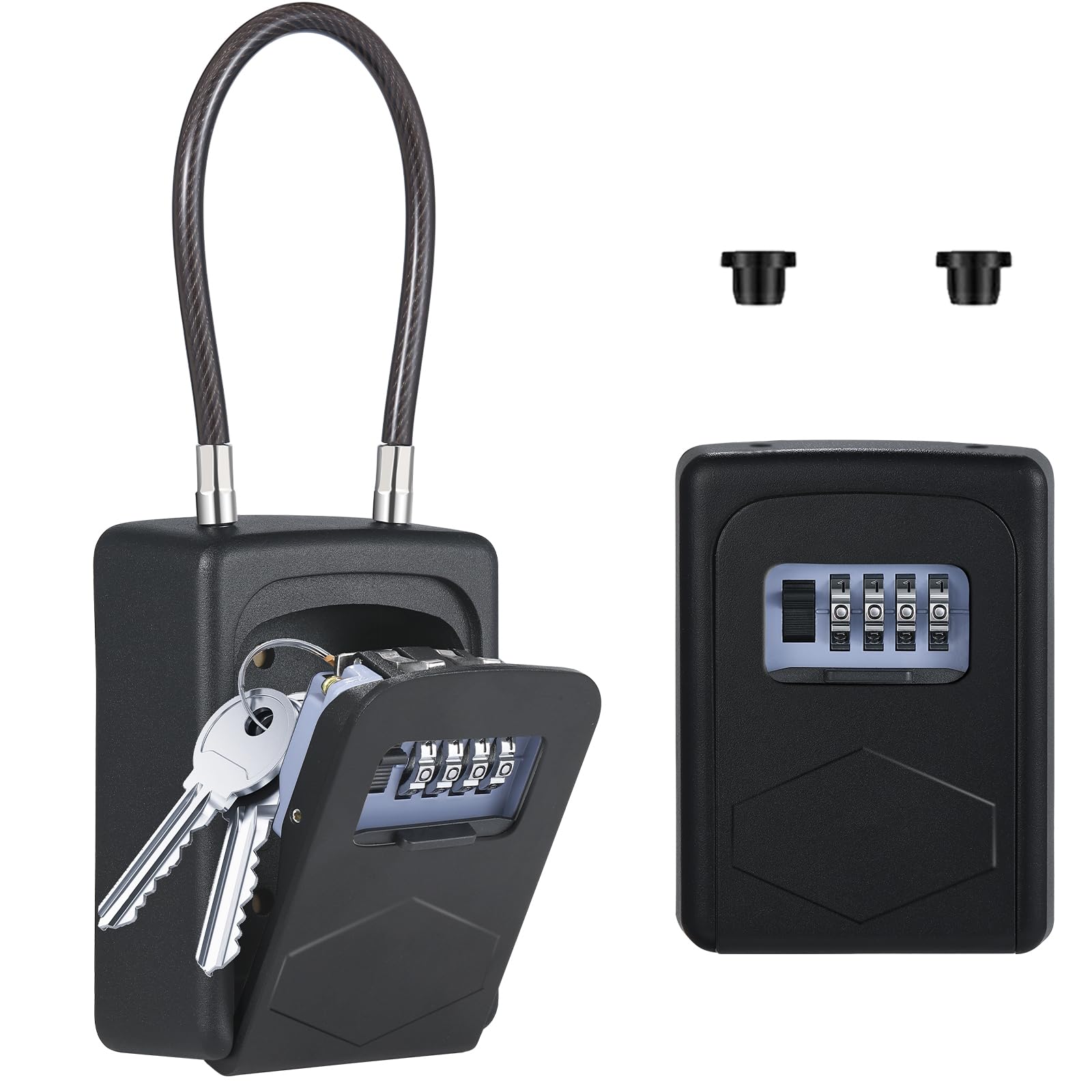 楽天市場】NAGE 鍵 ボックス キーボックス 屋外 防水 4桁 暗証番号