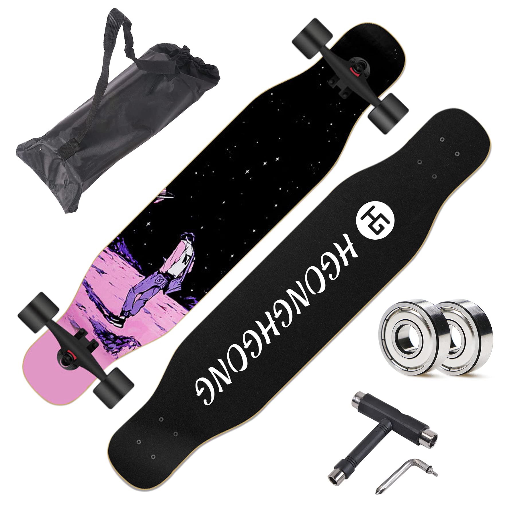 楽天市場】HG HGONG HGONG スケートボード 31インチ スケボー 高精度