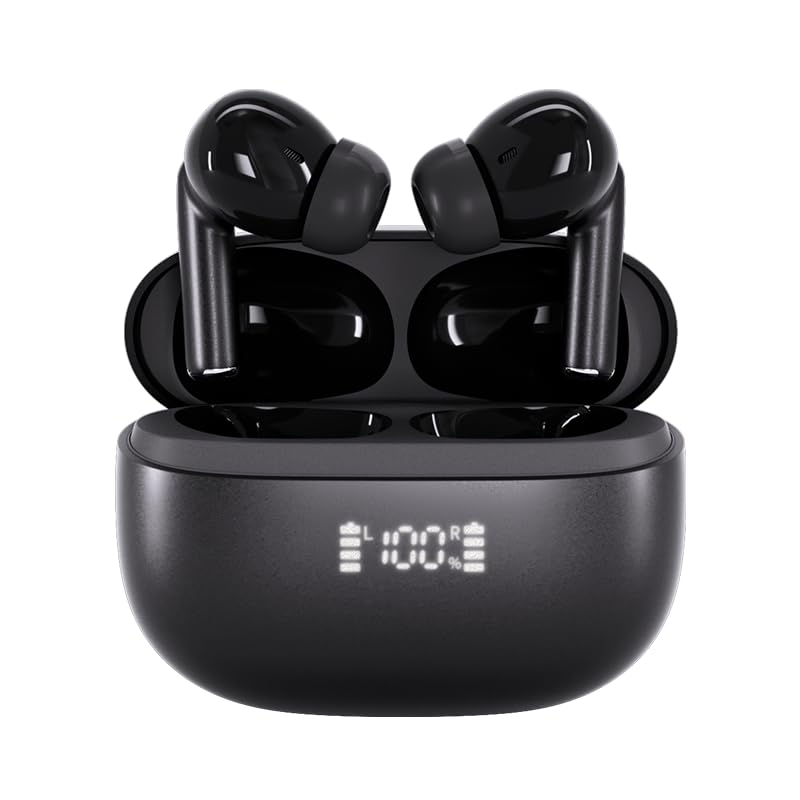 ワイヤレスイヤホン 【2025完全 Bluetooth 6.0 & Hi-Fi級 イヤホン bluetooth イヤフォン 最大30時間再生 ENCダブルマイク通話ノイズキャンセリング 自動ペアリング 40ms低遅延モード IPX4防水/コンパクト/Typ|RENEW