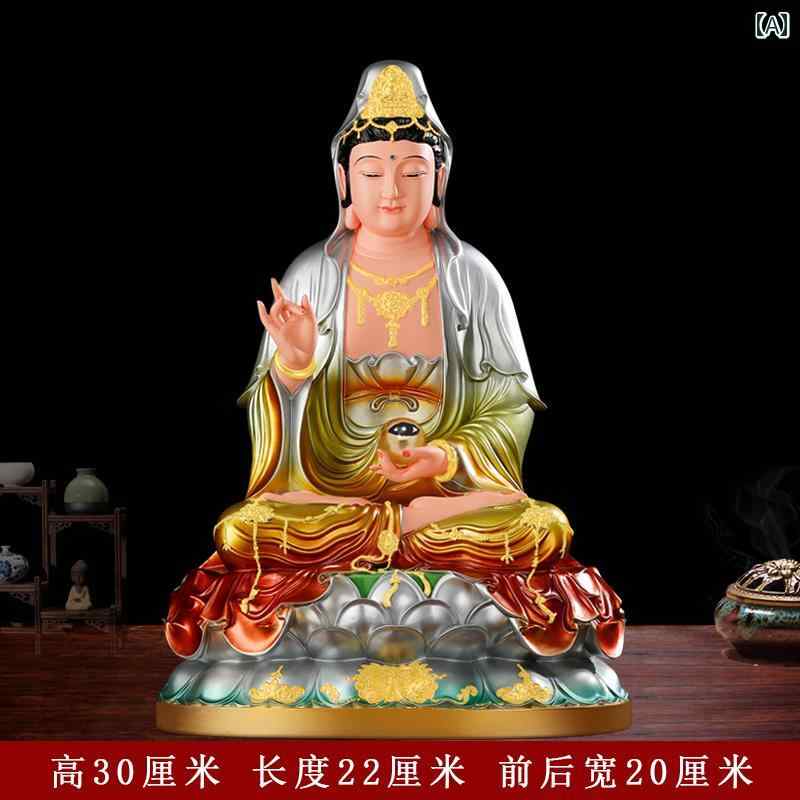 インテリア オブジェ おしゃれ ビジョンの お姫様 像 処女 仏像 家庭 礼拝 樹脂 装飾品 明 母元 君 ビジョンおばあちゃん