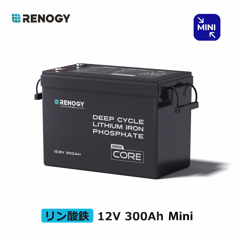 Renogy 12Ｖ 200AH LiFePO4リン酸鉄リチウムイオンバッテリー Amazon | RENOGY 12V 200Ah Mini シリーズ リン酸鉄リチウム