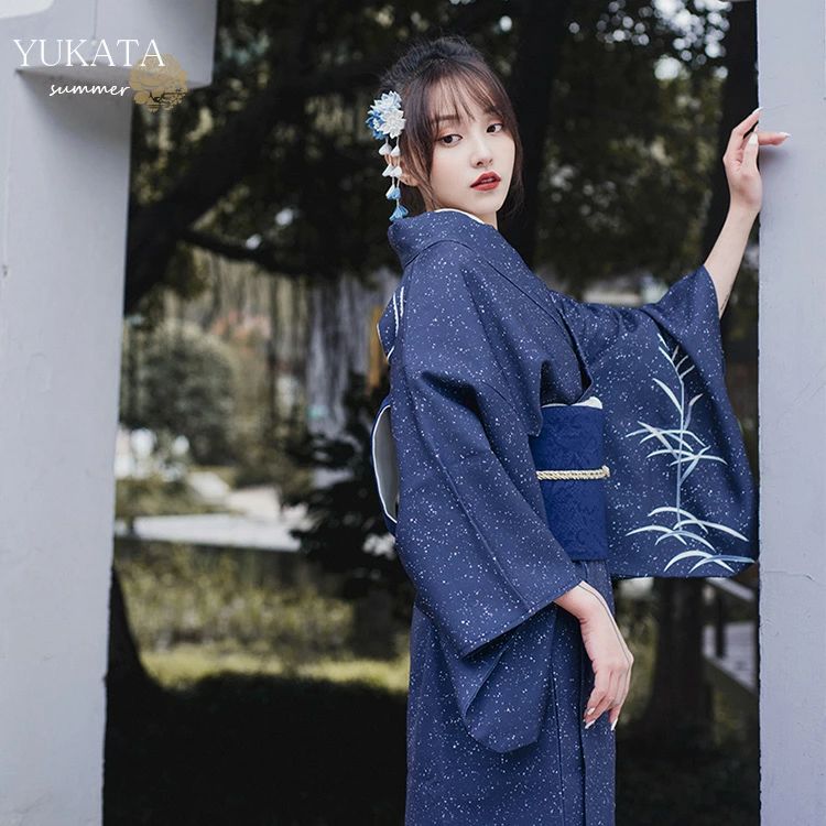 浴衣 ゆかた yukata レディース 亭主もち 合切袋袋 足袋 お太鼓 造営帯 ワンタッチ帯 仕立てもの上 軽装帯 造営帯お太鼓 洗える 街着 お出かけ お読み合わせる 買い出し 教養祭 夏 火工品 花柄 雅びやか 好いたらしい 花見 亭主もち レトロ 薄墨色 竹柄 竹 きもの 京都 奈良 ポリエステル