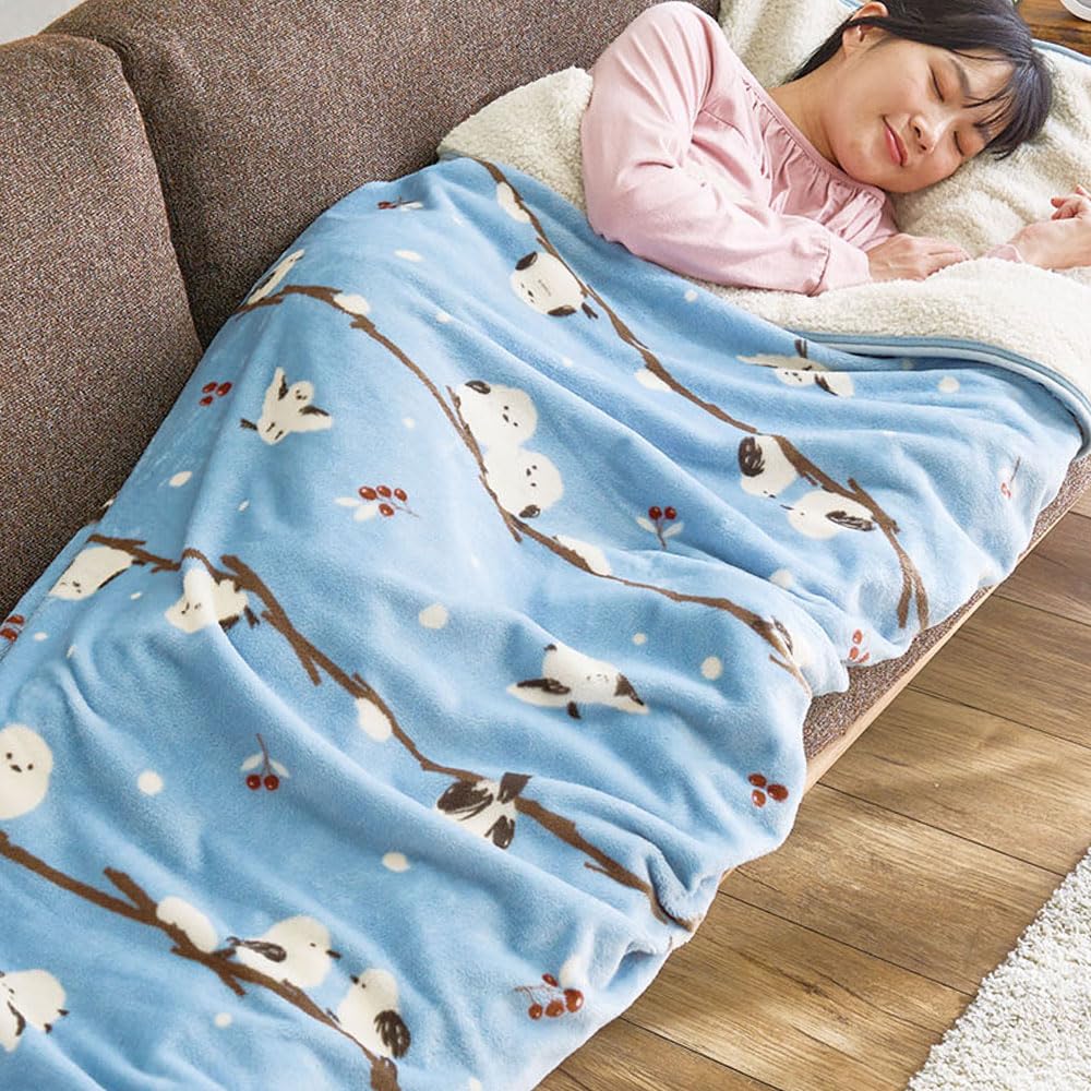 すっぽり毛布 毛布 ブランケット 寝袋 筒型 あったか 冬用 シープボア マイクロファイバー フランネル 寒さ対策 お昼寝