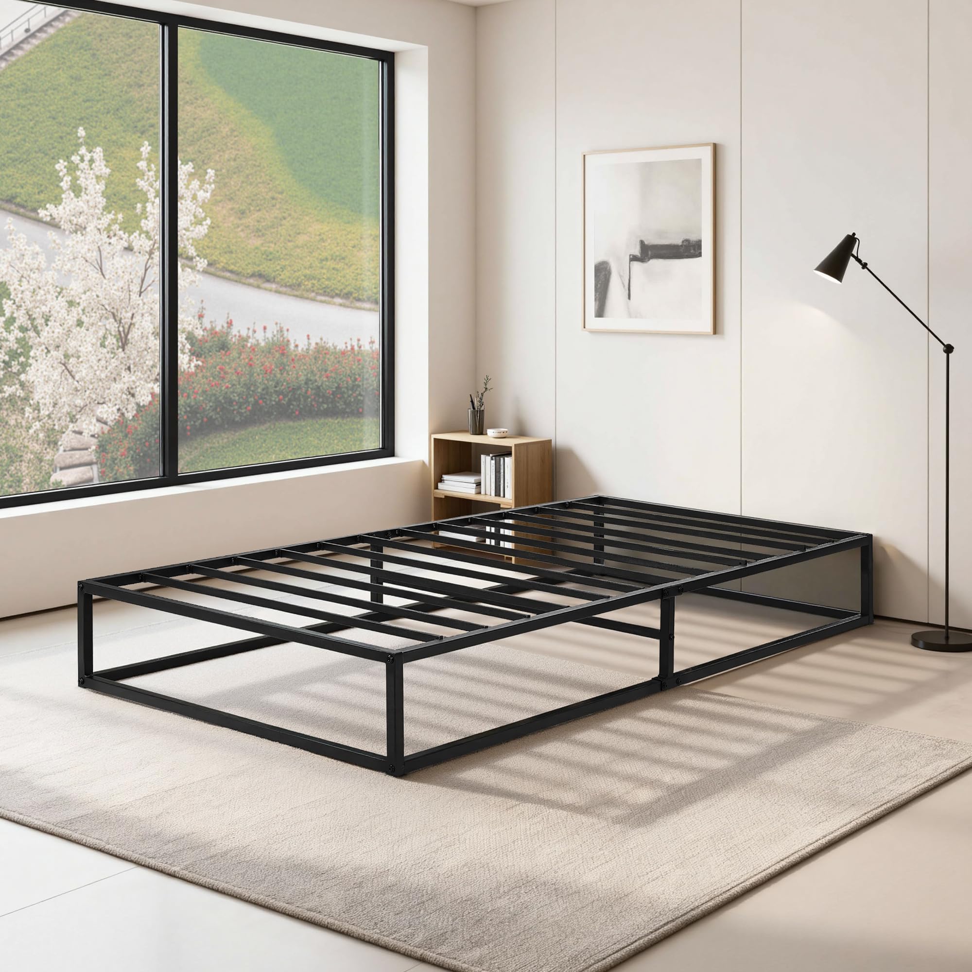 ベッドフレーム 幅97奥行195高さ25cm bed frame スチールベッド 収納 パイプ 一人暮らし シングル パイプベッドフレーム スチール 鉄
