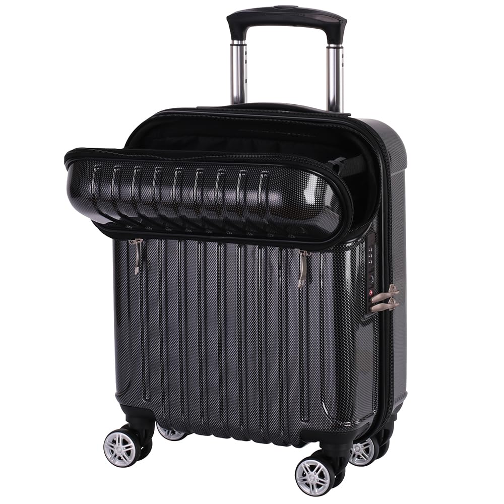旅行バッグ ファスナー いの一番明けっ広げ トップス 機内持ち込み可 24L 45 糎 2.6kg