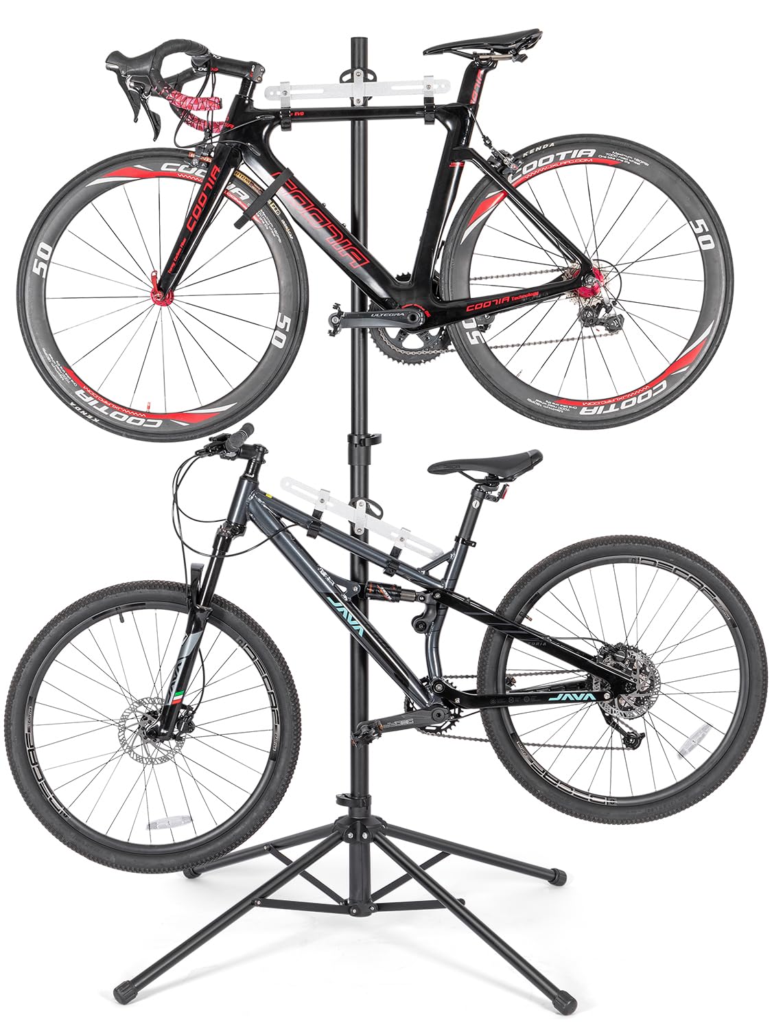 【クーポンで10％OFF?】【送料無料】CXWXC 自転車 スタンド 2台 倒れない 横置き ディスプレイスタンド 高さ無段階調整 室内用 (BN-W009