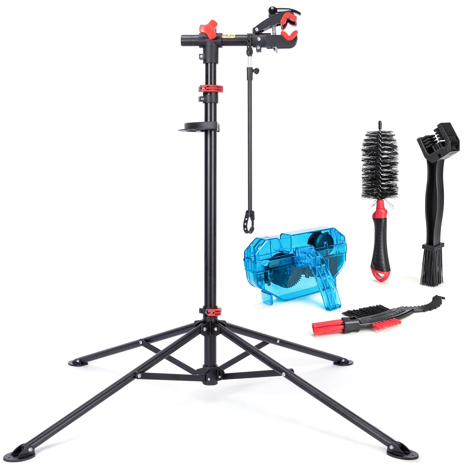 【クーポンで10％OFF?】【送料無料】CXWXC 自転車 メンテナンススタンド ロードバイク ワークスタンド 高さ?角度無段階調節可 耐荷重30K