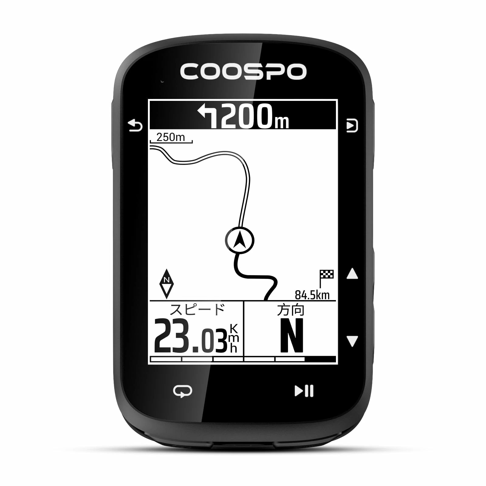 【クーポンで10％OFF?】【送料無料】COOSPO CS500 サイクルコンピュータ サイコン GPS搭載 自転車 ナビゲーション ロードバイク用 スピ