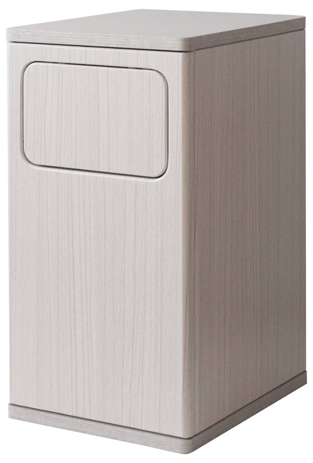 ダストボックス コンパクトサイズ ニオイ漏れを防ぐプッシュ式 20L (ホワイト)|renos店