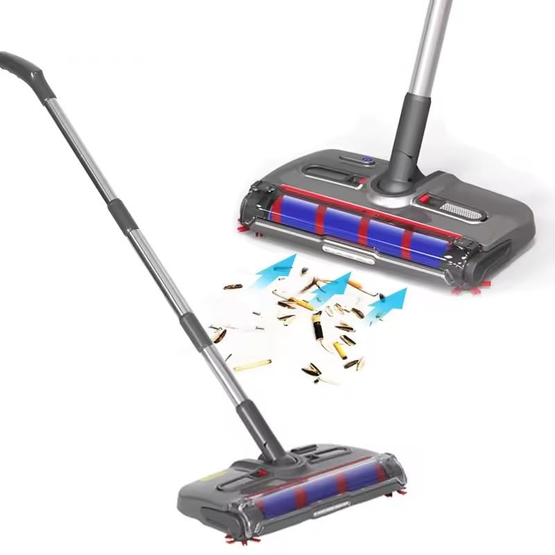 【クーポンで10％OFF?】【送料無料】WMJS コードレス掃除機 薄型ハンディ 軽量小型 強力吸引[ペット用/一人暮らし] 充電式 静音 セルフ