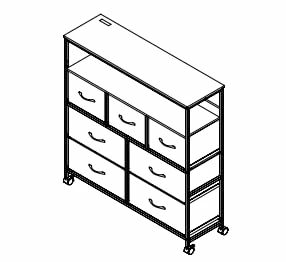 【クーポン券で10％OFF?】【貨物輸送無料】LunarLight 用だんす タンス 幅100奥ぶかさ30高さ104.2糎 納める用だんす 納める入れもの 差し込み2口付き添い人