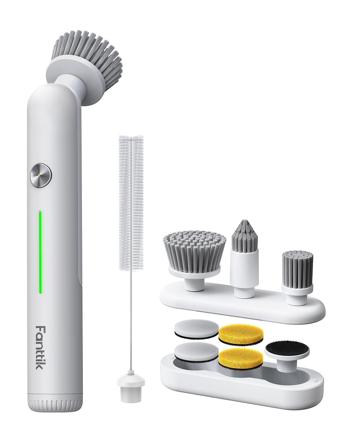 【クーポンで10％OFF?】【送料無料】Fanttik G9 Nano 電動スピンスクラバー 充電式 電動掃除ブラシ Type-C急速充電 LEDディスプレイ IPX