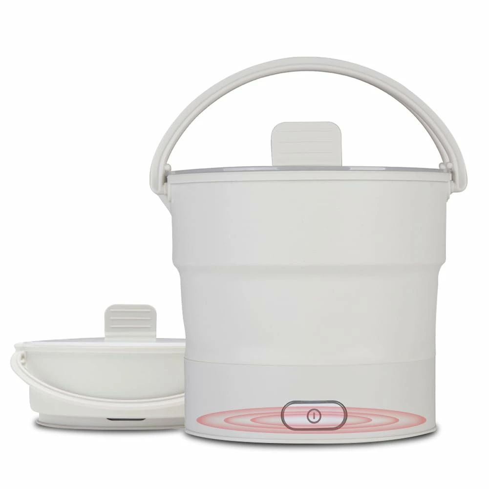【クーポンで10%OFF?】【送料無料】「折りたためる電気ケトル」 MACOLAUDER 折り畳みケトル 100℃ 1L大容量 ミニ 電気 ポット ケトル
