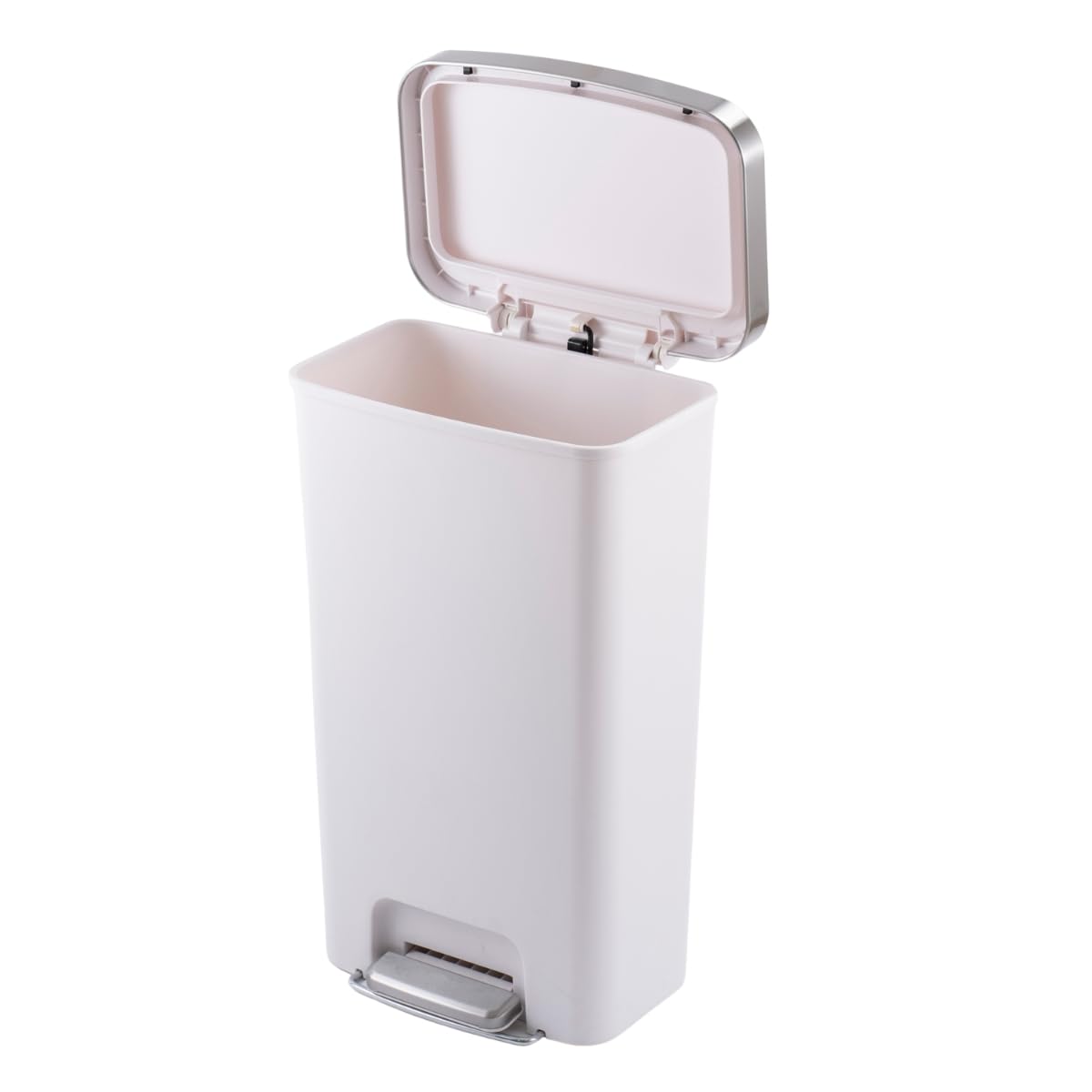 ゴミ箱 ペダル式 ステップビン ホワイト 45L ふた付き インナーボックス無し
