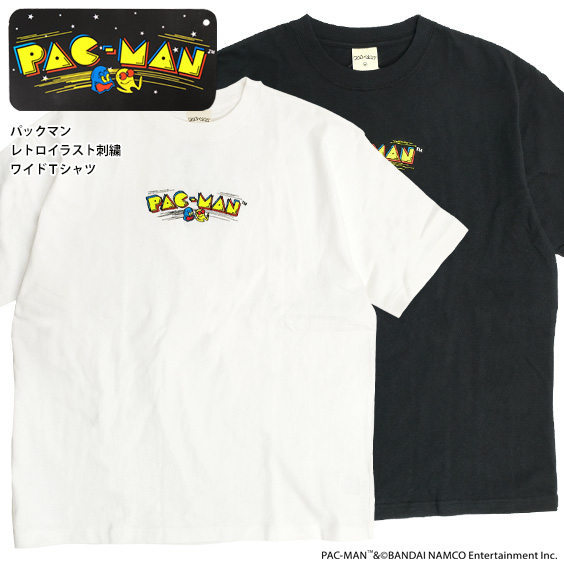 楽天市場】PAC-MAN Tシャツ パックマン レトロ かすれプリント 半袖T