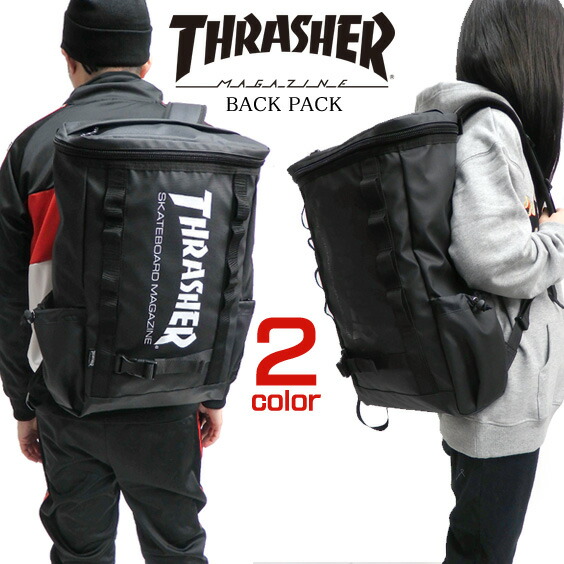 楽天市場 Thrasher リュック スラッシャー バックパック ボックス型