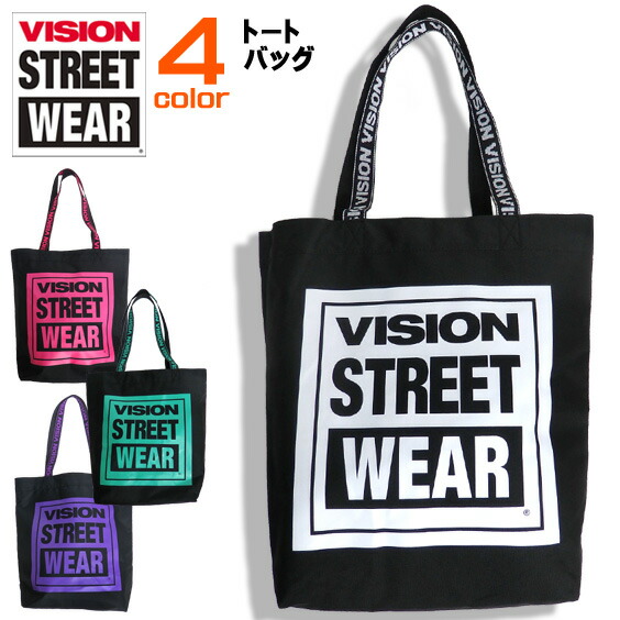 Vision Bag Logo Tape Tote Tuna Goto Black Kite John Streetwear Men Skater Fashion Visionstreetwear Street Vsjq800
