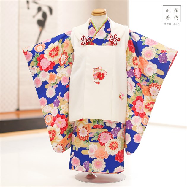 楽天市場】【レンタル】3歳 女の子 正絹 着物 七五三レンタル f1354