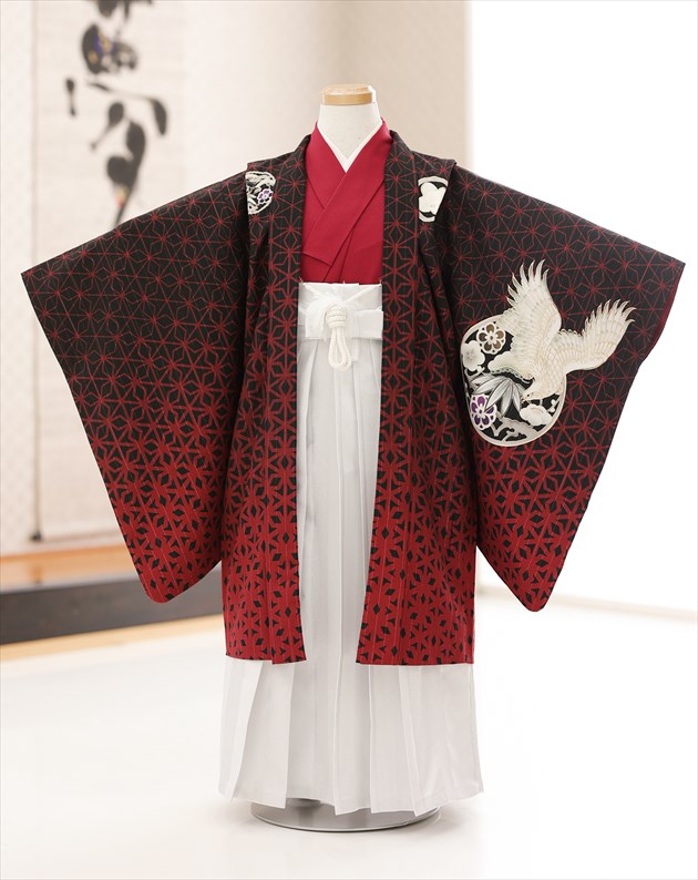 おりびと　七五三男児　袴　大人気♪ブランド着物　フルセット【美品】着画有り 七五三10%CPOFF 11/13迄)七五三 着物 男の子 3歳～5歳 ブランド 羽織袴