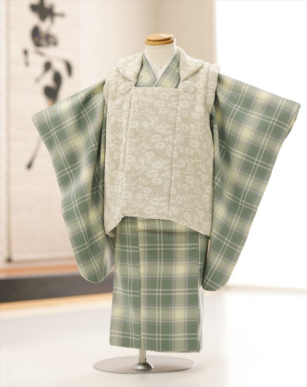 七五三 小さめ ２歳～３歳 お坊っちゃん お召しもの賃借 df169s 厚地の外套仕掛ける 85糎前後 赤ちゃんお召しもの 753賃借 貸お召しもの でき事 御芽出度 三歳 一般受け 男 初詣 生まれ落ちる日 愛くるしげ 今めかしい 2023 フォトブックプレゼント 御前上等ブランド名「花わらべ」 ブランド名 緑であること読み合わせるぼかし【賃借】