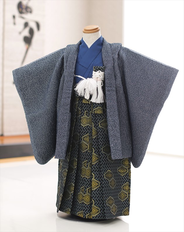 楽天市場】七五三 男の子 着物 レンタル d5196「JapanStyle