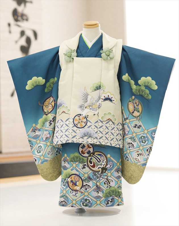 楽天市場】3歳 男の子 七五三 被布セット 着物レンタル df191 被布