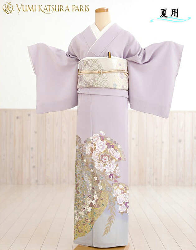 単衣 桂由美 色留袖レンタル sit111【夏用】五つ紋 結婚式 色留袖フルセット 華やか 若い 着物レンタル 単 高級ブランド 式典 親族 人気 留め袖 色留め袖 礼装 正絹 豪華「花の都」【fy16REN07】【レンタル】 20,860円