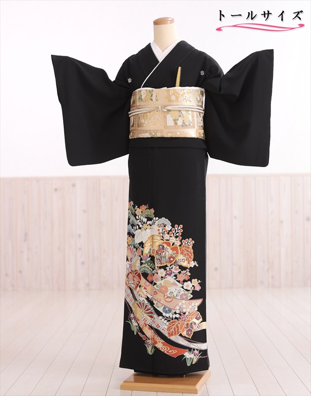 美品 振袖 黒 桜 トールサイズ 身丈168cm 成人式 結婚式 正絹 美品 振袖 黒 桜 トールサイズ 身丈168cm 成人式 結婚式 正絹