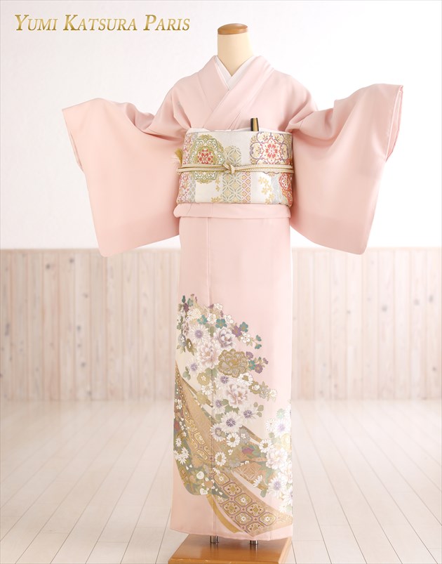 桂由美 色留袖レンタル it154 結婚式 叙勲 五つ紋 色留め袖 フルセット 女性和服 着物レンタル 正絹 親族 参列 表彰式 入学式 ブランド 華やか 高級 Yumi Katsura 豪華刺繍 人気 パステル 2022「風に誘われて」ピンク【fy16REN07】【レンタル】