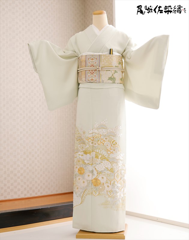 未着用　色留袖　雲文様　カラフル　パープル　華やか　お洒落　着物　013a d utatane_1046600600