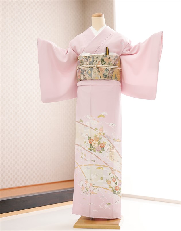 楽天市場】特選手刺繍 色留袖レンタル プレミアム it223 結婚式