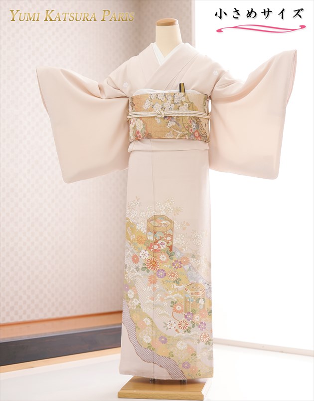 桂由美 色留袖レンタル 小さいサイズ it238s 五つ紋 フルセット Sサイズ 結婚式 叙勲 卒業式 入学式 レンタル色留袖 着物レンタル 正絹 貸衣装 式典 親族 人気 2024 色留め袖 Yumi Katsura 礼装 145cm 150cm 155cm「悠久の都」【レンタル】