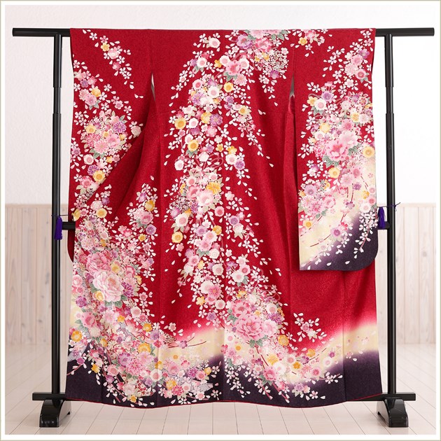 信託 振袖レンタル 小さめ Sサイズ 成人式 結婚式 身長150cm前後 Fb1417 結納 振り袖レンタル 食事会 フルセット 卒業式 着物レンタル 古典 レトロ おしゃれ 春の成人式 前撮り かわいい 高級 正絹 人気 赤地に慶びの絢爛麗華 Fucoa Cl