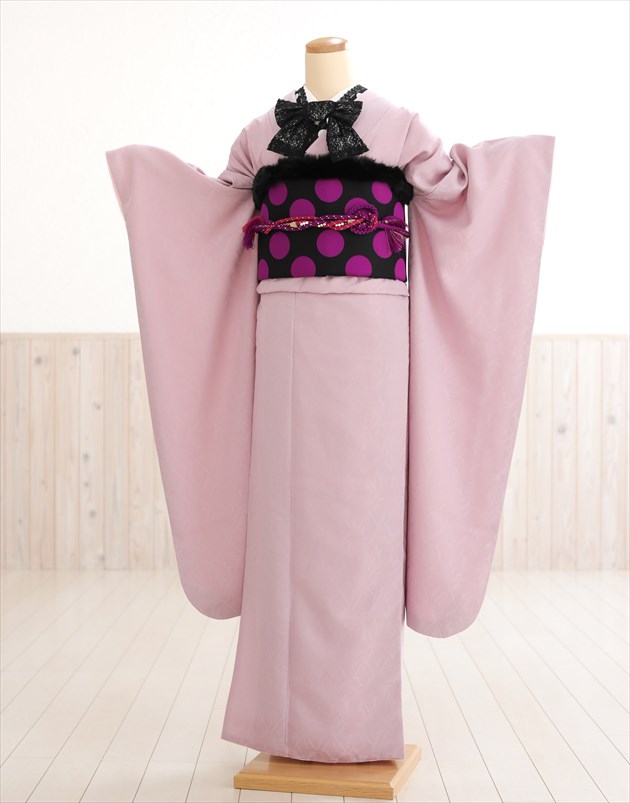 振袖レンタル 成人式 Fp12s 着物レンタル 振り袖レンタル フルセット 二十歳 成人式振袖 正月 月振袖 貸衣装 古典 レトロ モダン かわいい おしゃれ 人気 往復送料無料 幸せの振袖 年末からレンタルok 薄紫にリボン シンプルモダン 22 レンタル Andapt Com