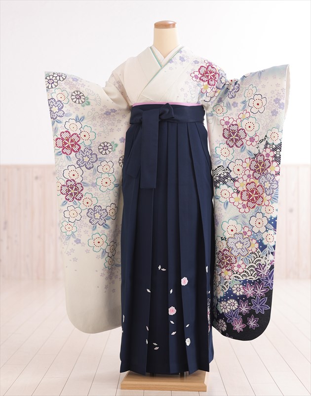 楽天市場】卒業式 女 袴レンタル fboh1147 着物レンタル 卒業袴