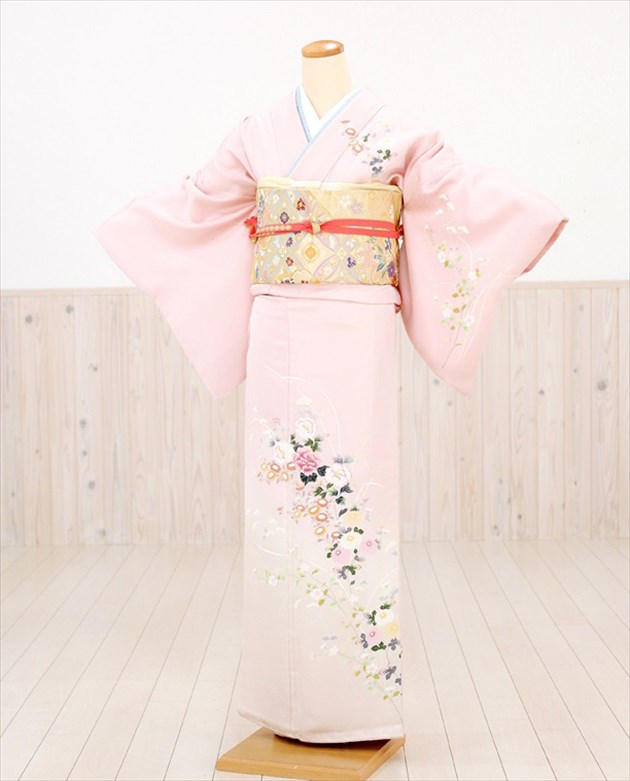 着物 大人気新作 貸衣装 和服 着物 753 友人 ママ 母 お参り 祝賀会 お食事会 お茶会 訪問着レンタル 上品 高級 人気 フルセット 入園式 入学式 お宮参り 結婚式 ピンクに彩の麗花 正絹 Hw1141 着物レンタル 母親 卒園式 卒業式 レンタル セット 訪問着 レンタル 七五三