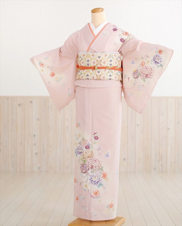 楽天市場】訪問着 レンタル hw1312 七五三 結婚式 グレー×黒に慶びの