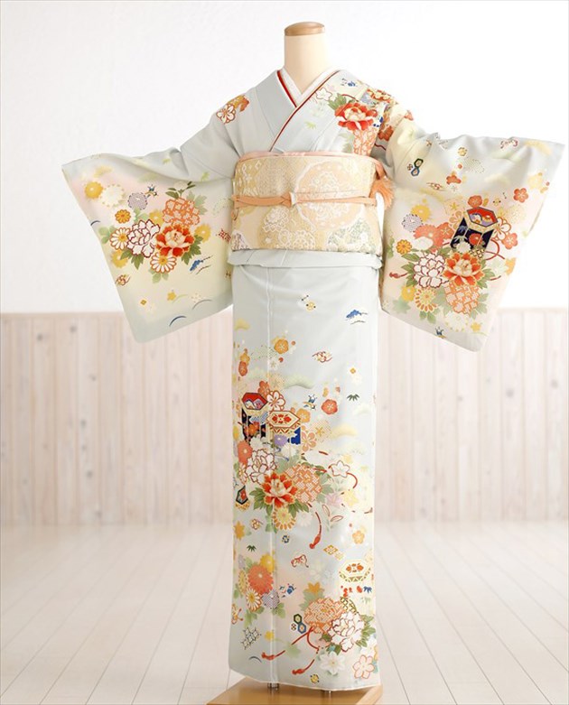 楽天市場】訪問着レンタル hw1335 卒業式 母 着物 入学式 着物レンタル
