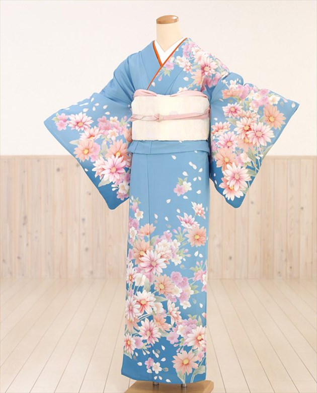 訪問着　フルセット　綸子　やまと謹製　刺繍　金彩　付け下げ　入学式　卒業式　H3 楽天市場】訪問着レンタル 卒業式 hw1635 着物レンタル 母 入学
