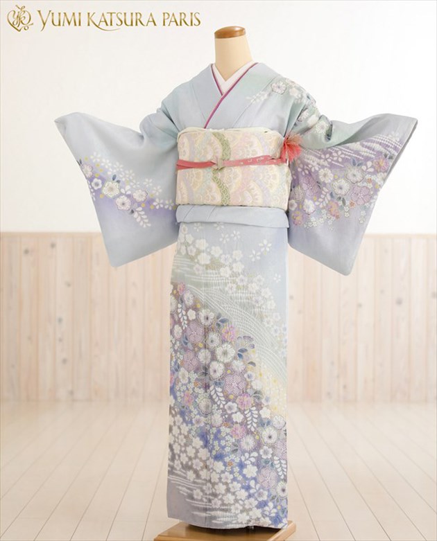 短い訪問着賃借 桂由美 hw1630 卒式 母 御召しもの はいり込む式 御召しもの賃借 おっ母さん 七五三 華燭の典 お宮参り 短い訪問着フルセット 結納 茶の葉 正絹 御前上等 kimono 一般受け ブランド名 753 母ちゃん 2024 春映辻が花【fy16REN07】【賃借】