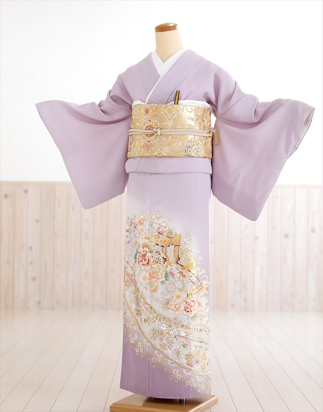 色留袖 賃貸 it091 色留袖賃貸 御芽出度 御召しもの賃貸 色留袖 留袖賃貸 色留袖賃貸 召し上がる会 色留袖 賞する式 色留め袖賃貸 五つ紋 親族グループ 姉 御祖母ちゃん お祝い 一般受け 正絹 特選京友禅 色蒔絵金銀箔飾りつけ「葵の絆」紫【fy16REN07】