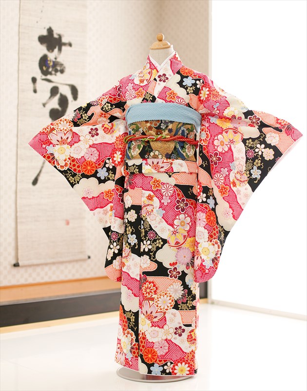 楽天市場】【レンタル】13歳 ジュニア 女の子 正絹 着物レンタル