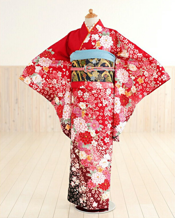 ジュニア　正絹　お着物セット 楽天市場】【レンタル】13歳 ジュニア 女の子 正絹 着物レンタル