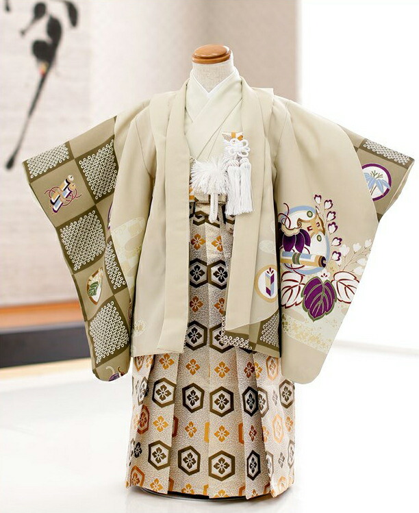 楽天市場】七五三レンタル 3歳用男の子着物 d3165【3歳男児/男の子