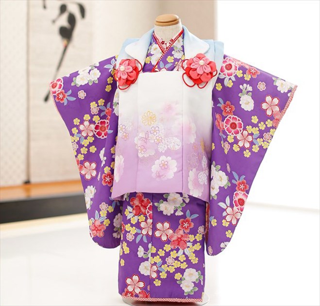 楽天市場】【3歳女の子】七五三レンタル 「花うさぎ」ブランド 赤地に