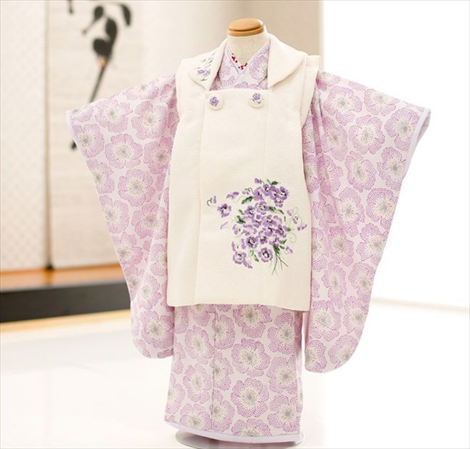 楽天市場】【レンタル】七五三 3歳 女の子 着物レンタル 被布