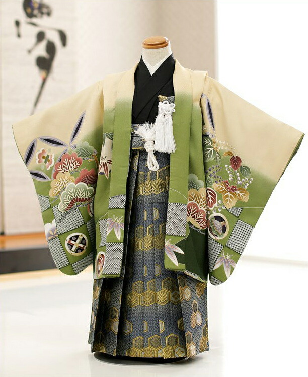 楽天市場】〔5歳 男の子 七五三〕〔着物 レンタル〕 d5156「しゃれっこ