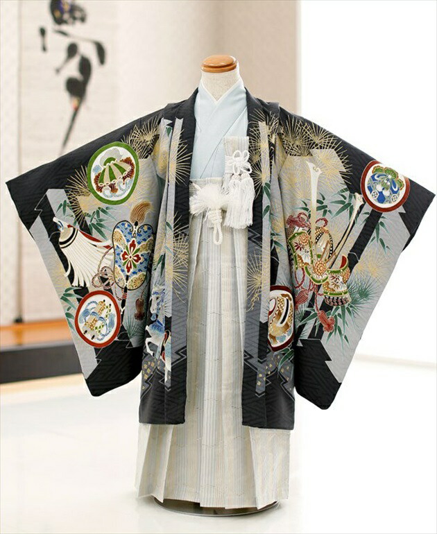 楽天市場】七五三 男の子 着物 レンタル d5184「乙葉」ブランド