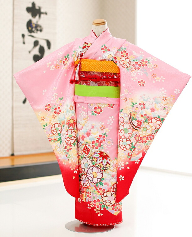 楽天市場】七五三レンタル 7歳 女の子 753 着物レンタル j7237 フル